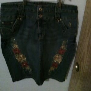 Baby Phat Jean skirt